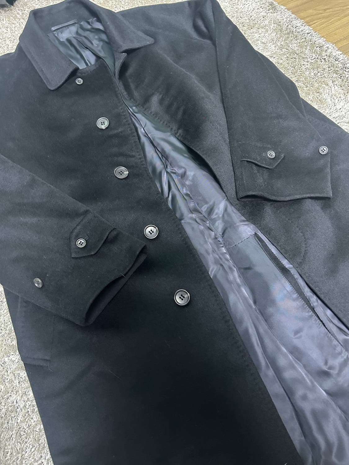 피에르발망 캐시미어 100프로 코트 사이즈 105~110 상품이미지2