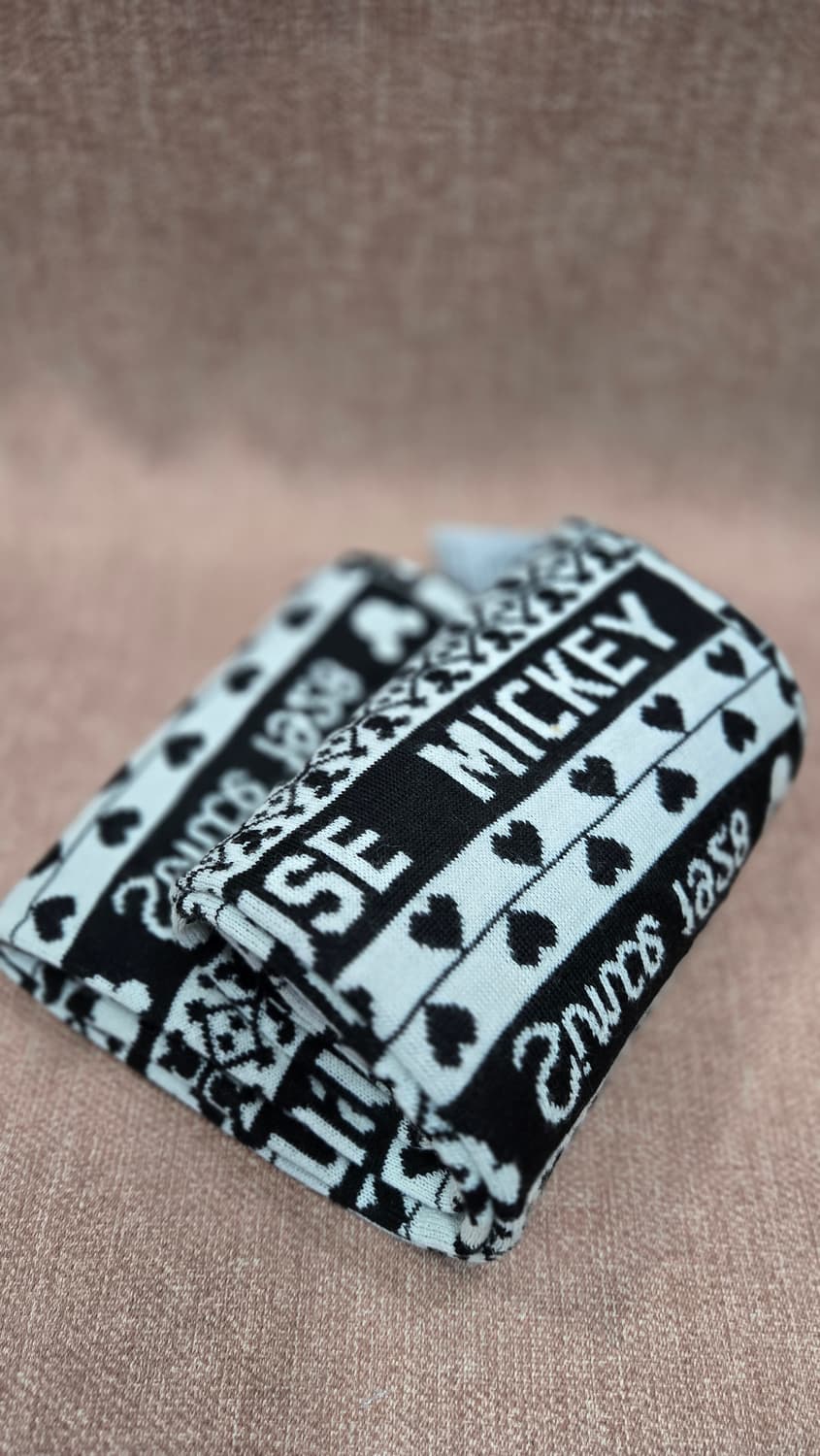 디즈니 미키마우스 니트 블랙 머플러 상품이미지5