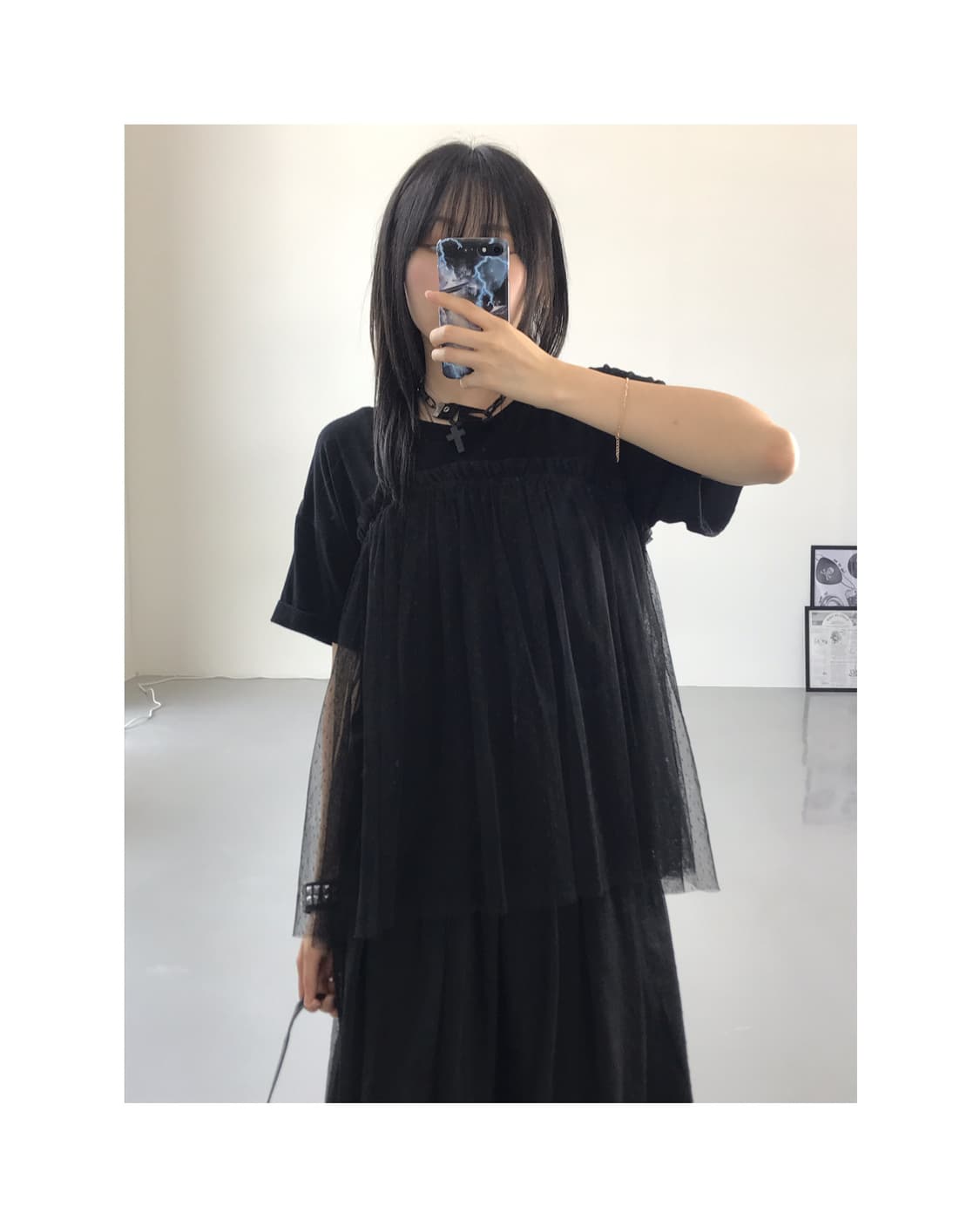 Jpn Dotted Short Sleeve T-Shirts 상품이미지1