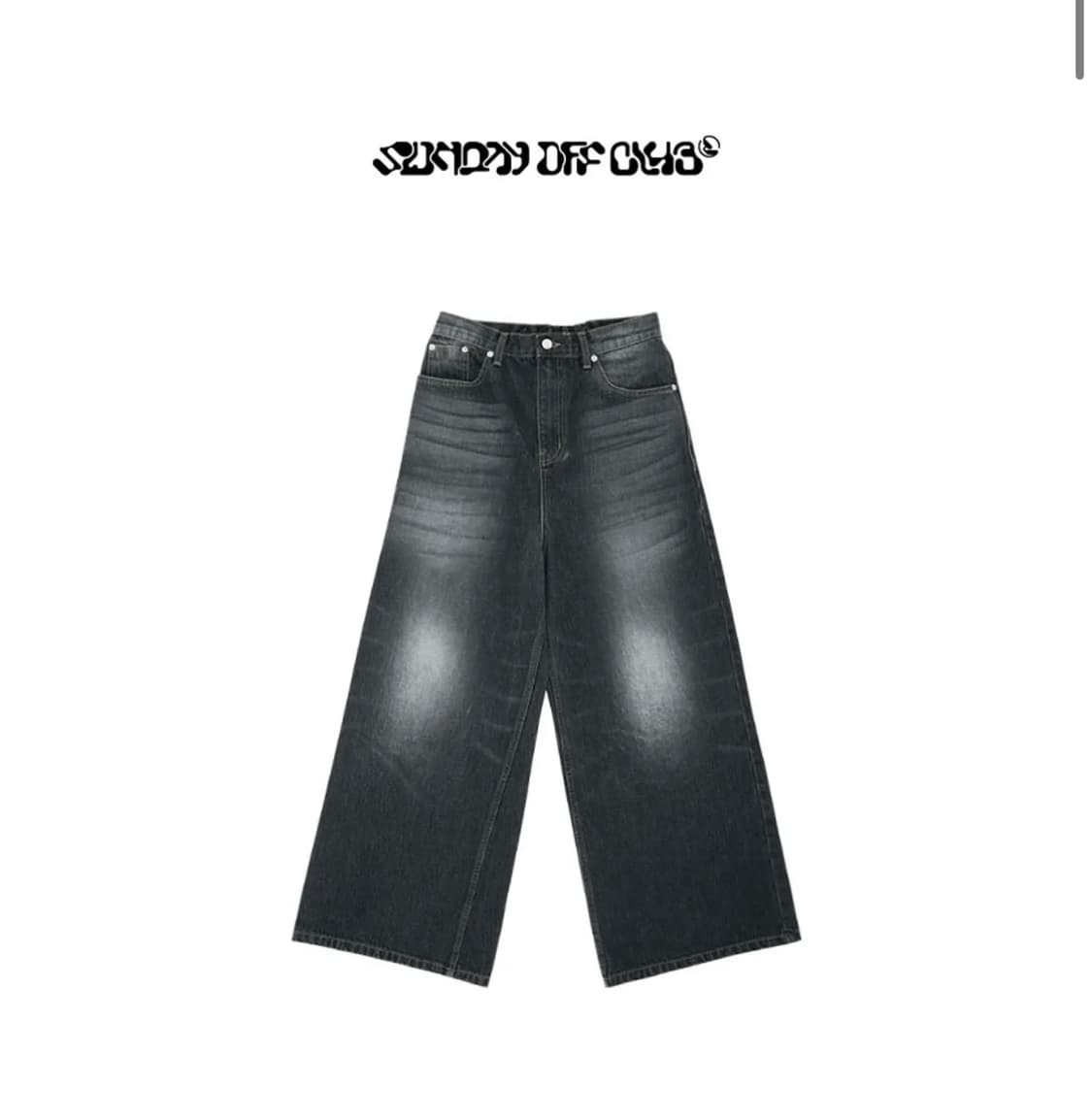 선데이오프클럽 와이드팬츠 상품이미지5