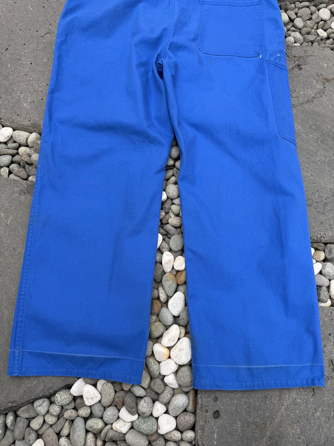 1990s WASHED BLUE WIDE 빈티지 프렌치와이드워크팬츠 상품이미지8