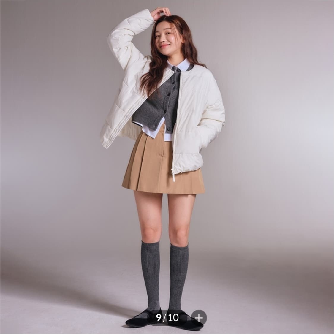 스파오 경량패딩점퍼 블랙 95(M) 남여공용 상품이미지2