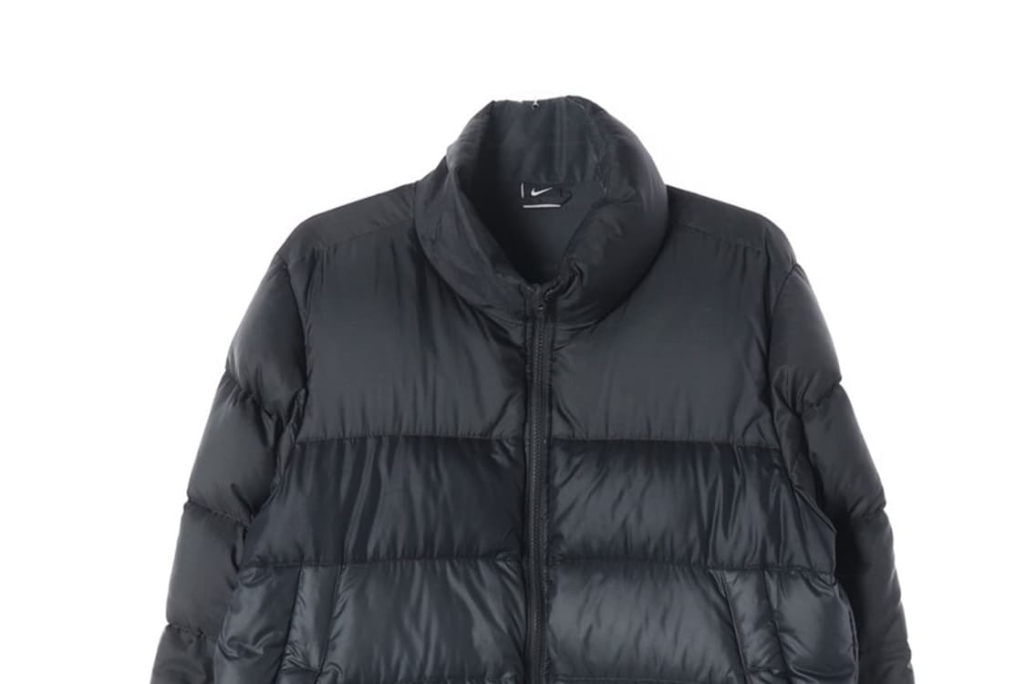 나이키 스우시 블랙 덕다운 패딩 자켓 L 상품이미지4