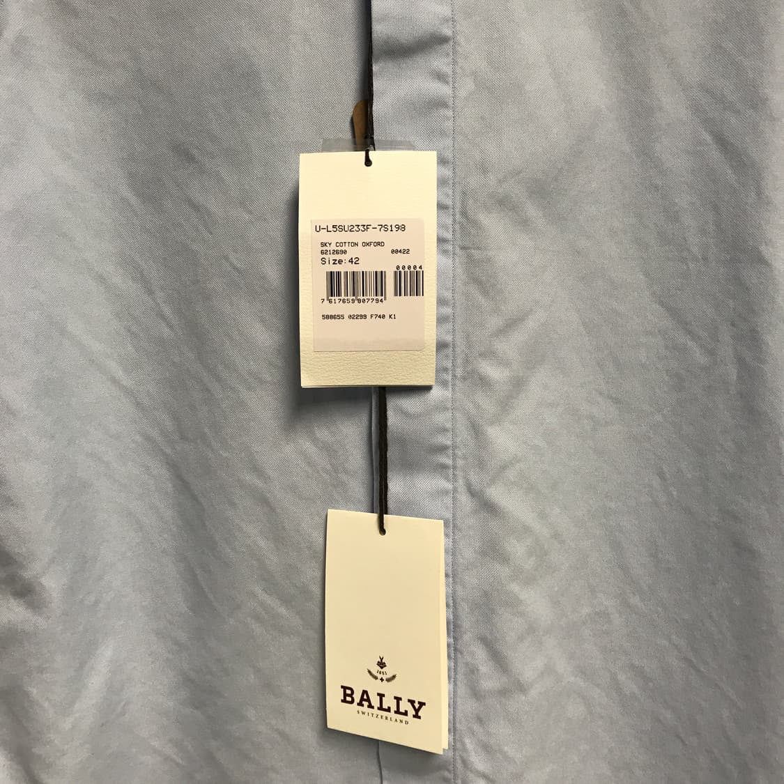 BALLY 발리 헨리넥 셔츠 새상품 42(W) 상품이미지4