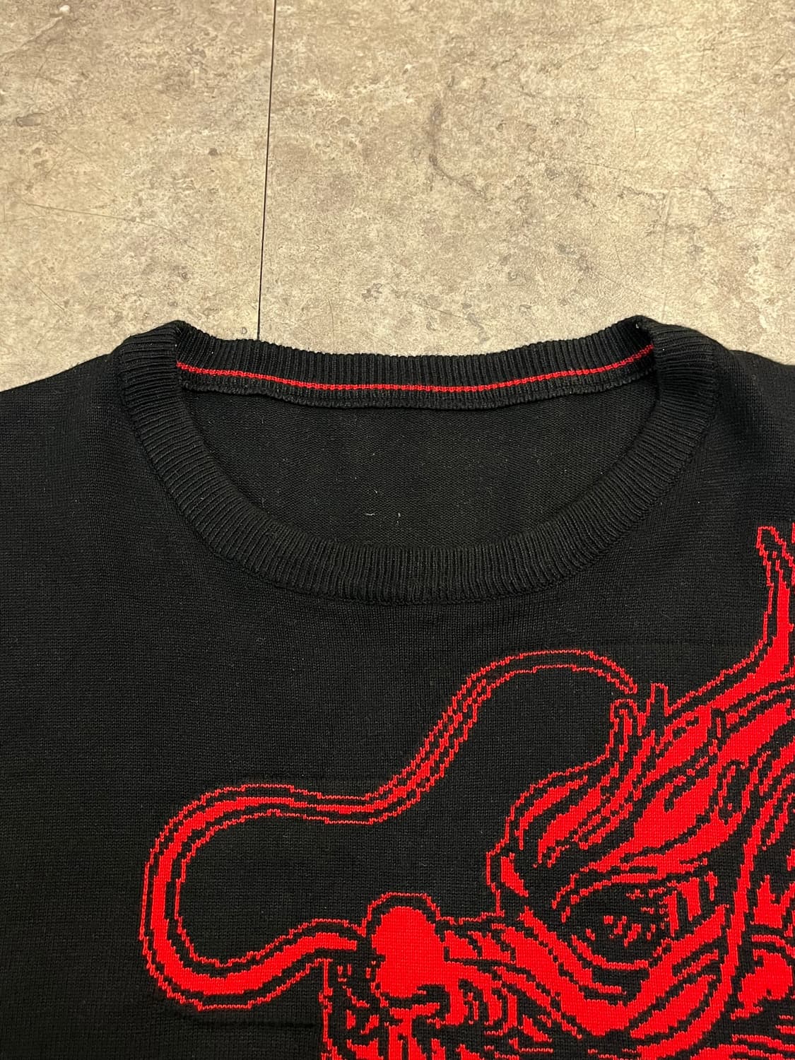 빈티지 반팔니트 블랙 #csz2952 상품이미지4