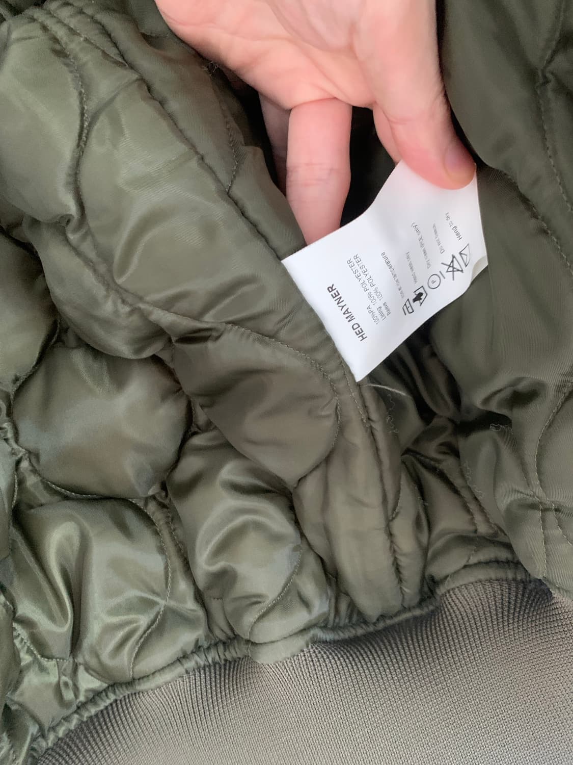 헤드메이너 hed mayner 봄버 xs 상품이미지4