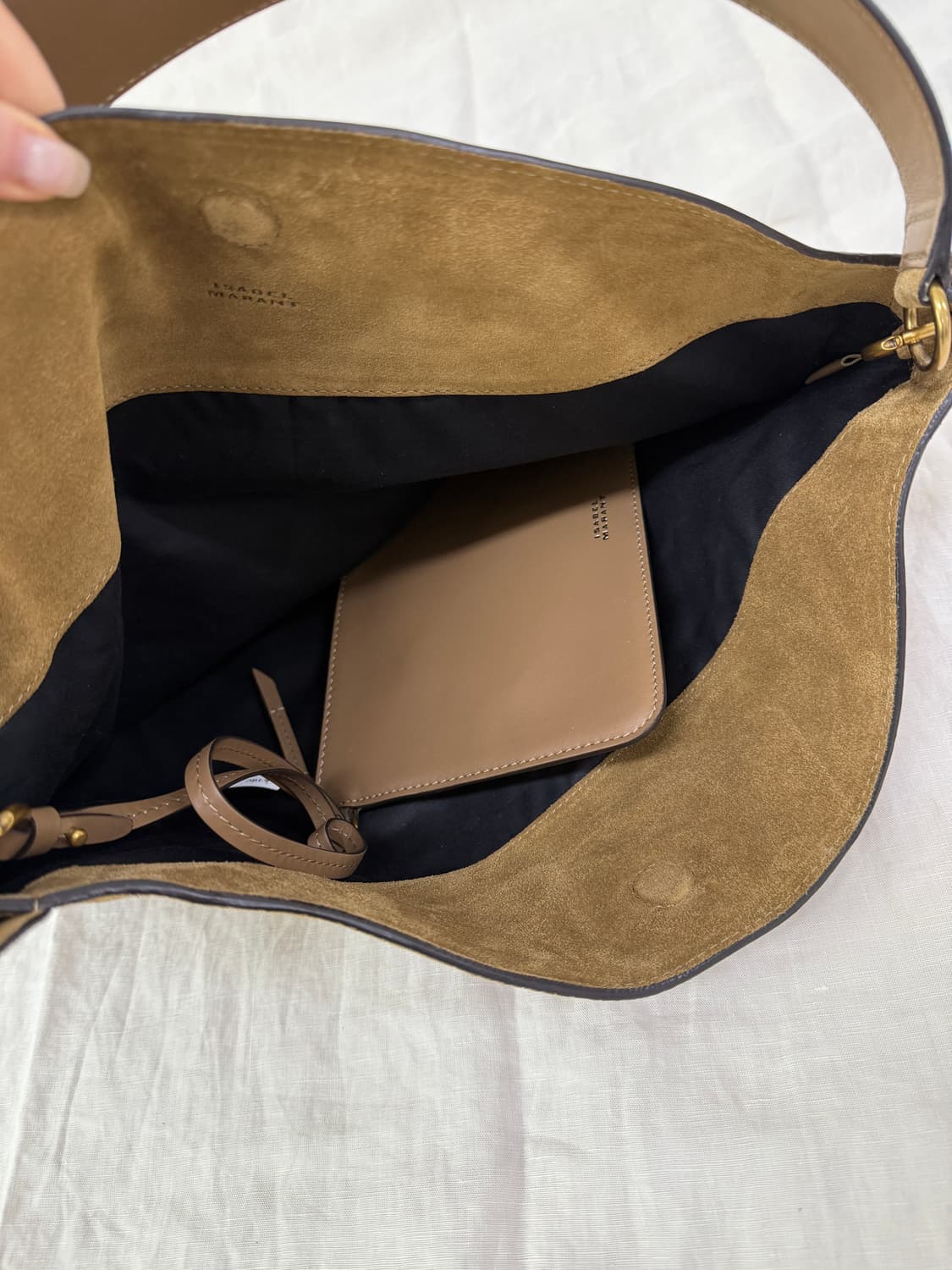 이자벨마랑 오스칸 호보 소프트 taupe 상품이미지10