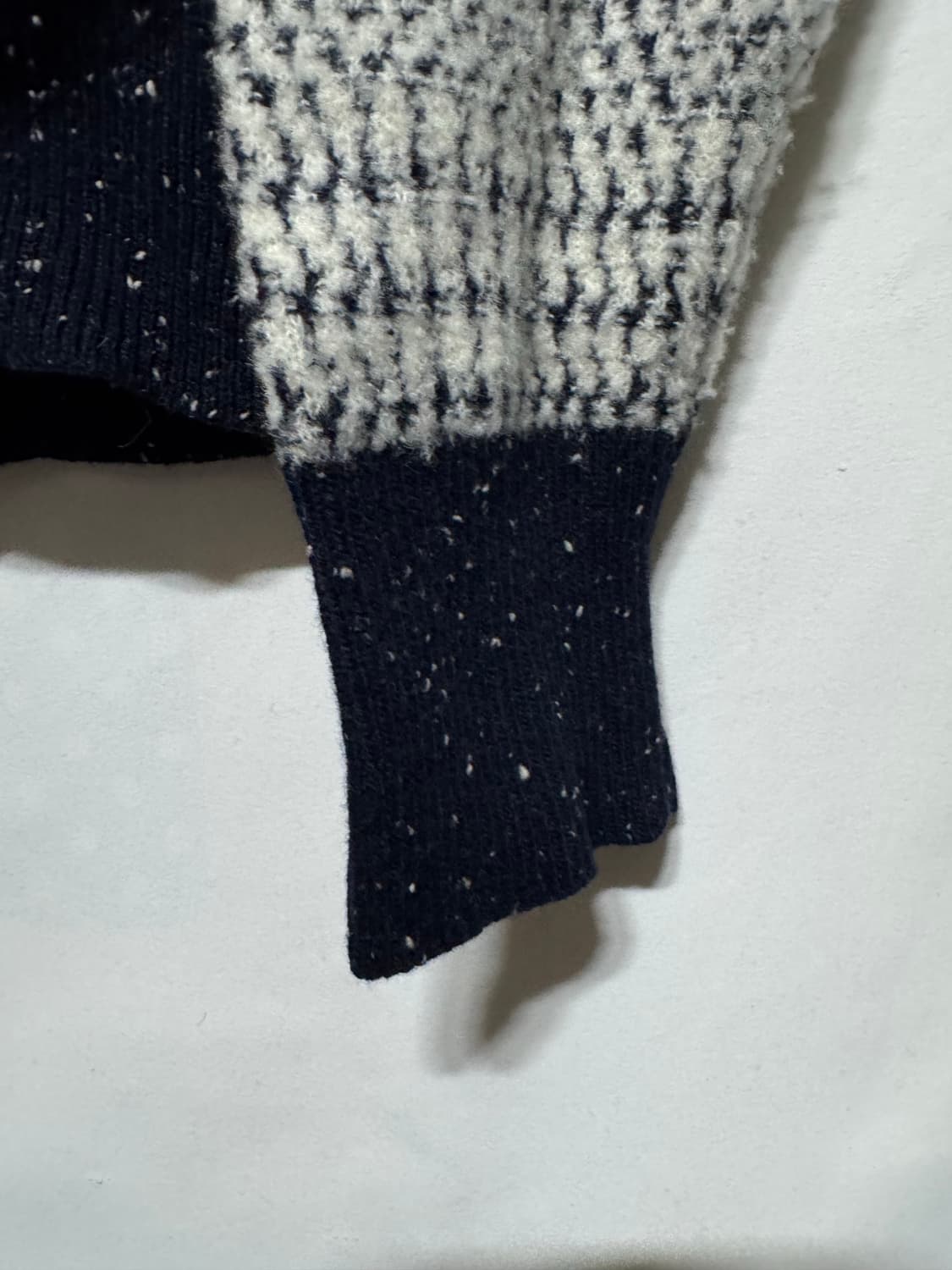 0 톰브라운 울 니트 블루종 자켓 상품이미지3