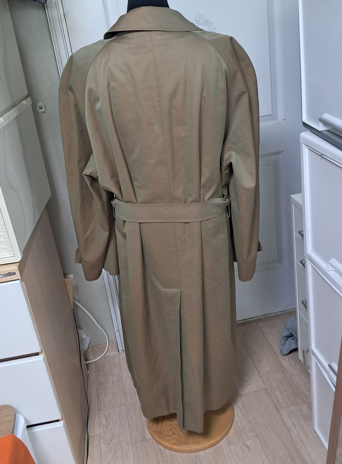 닥스 남성 빈티지 트렌치코트 약 105정도(모 내피 있음) 상품이미지3