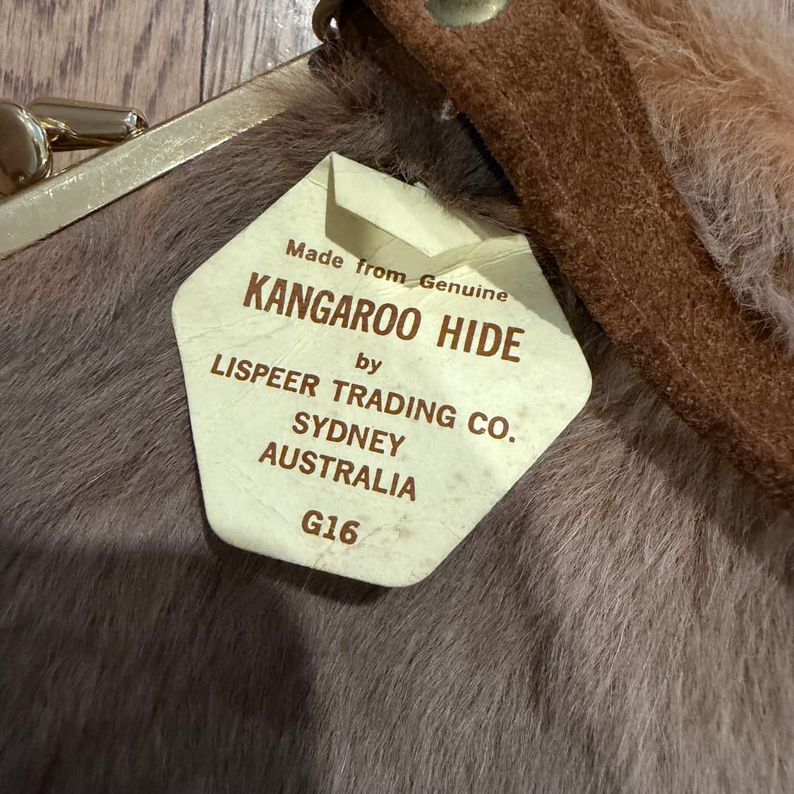 LISPEER TRADING 빈티지 스타일 스웨이드 미니 크로스백 상품이미지4