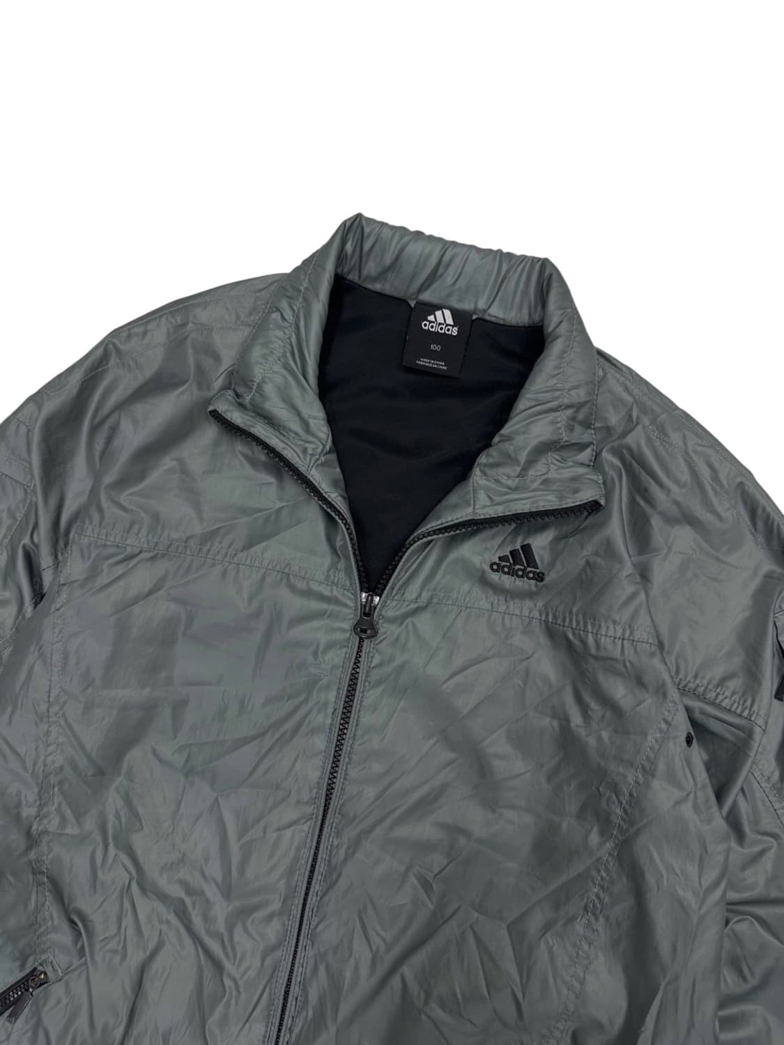 아디다스 올드스쿨 나일론자켓 카키 (L) 상품이미지4