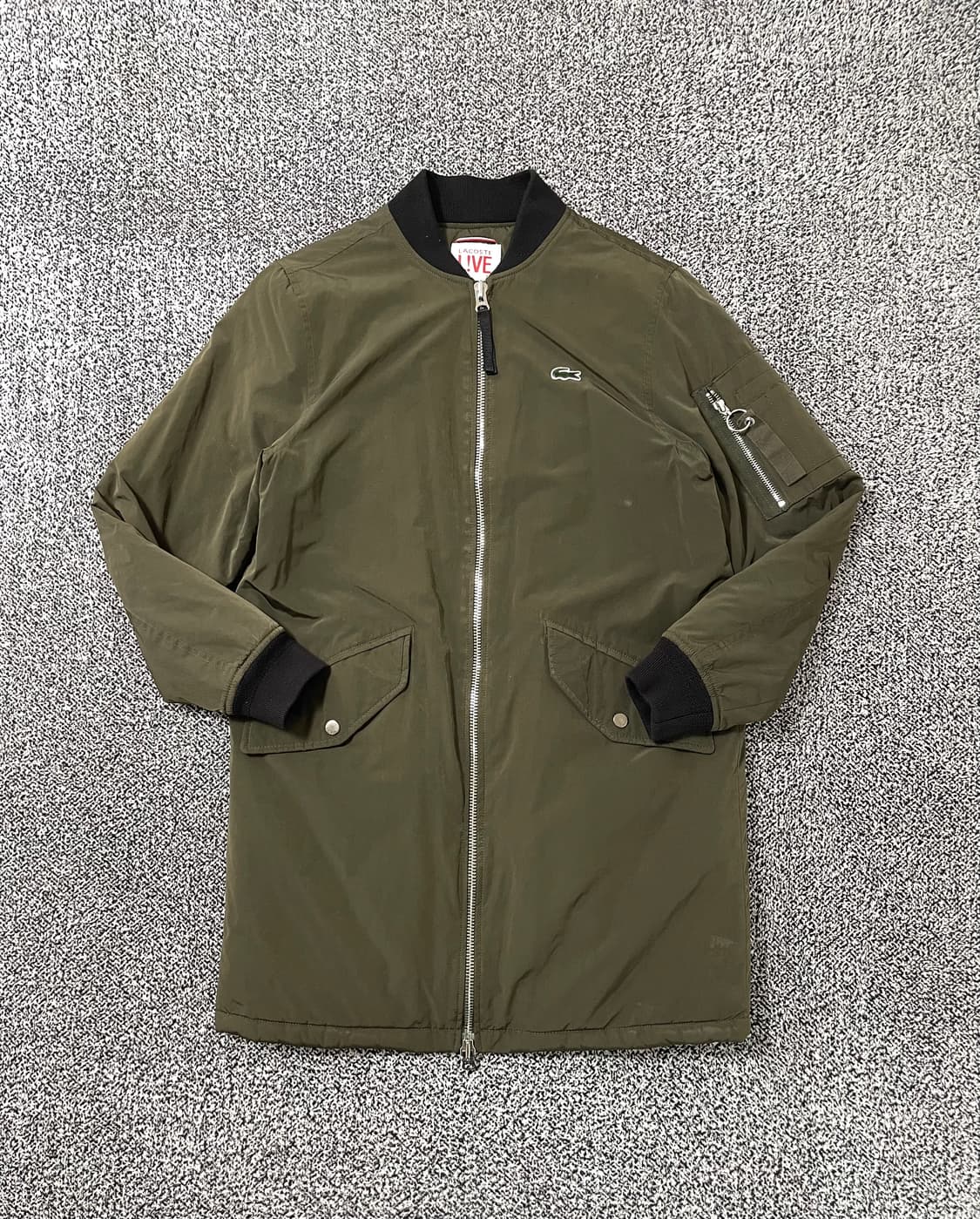 빈티지9. 라코스테 경량패딩 롱 자켓 야상 봄버 MA-1 항공점퍼 상품이미지1