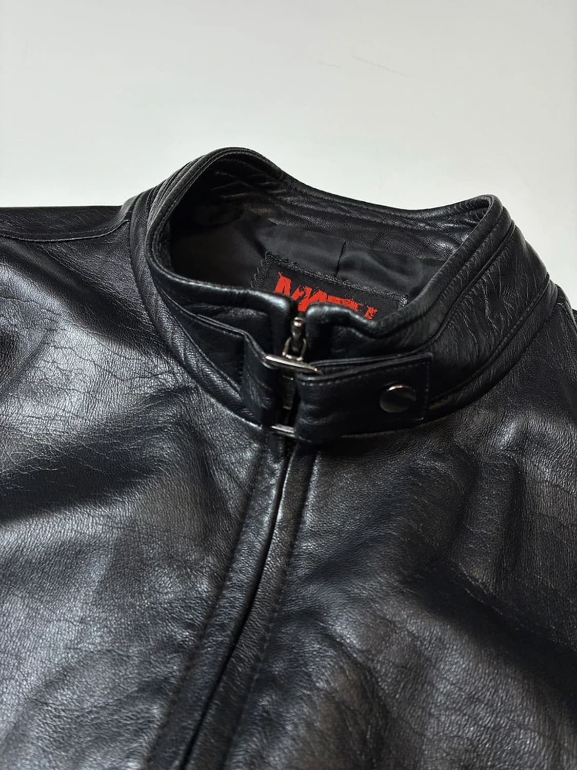 MTTV 00's 양가죽 블랙 레더 싱글 자켓 PN8264 상품이미지3