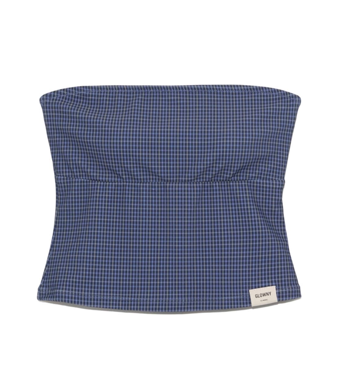 ☀️핫썸머 세일☀️ 글로니 블루 gingham 비키니 세트 상품이미지3