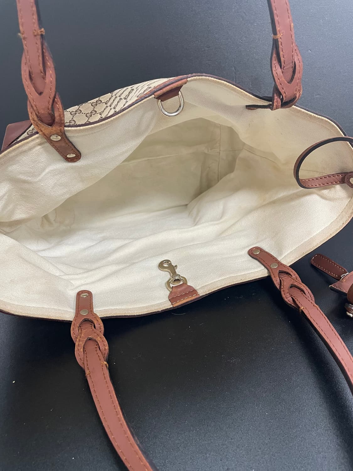 GUCCI 구찌 클래식 GG캔버스 자가드 쇼퍼백 상품이미지7