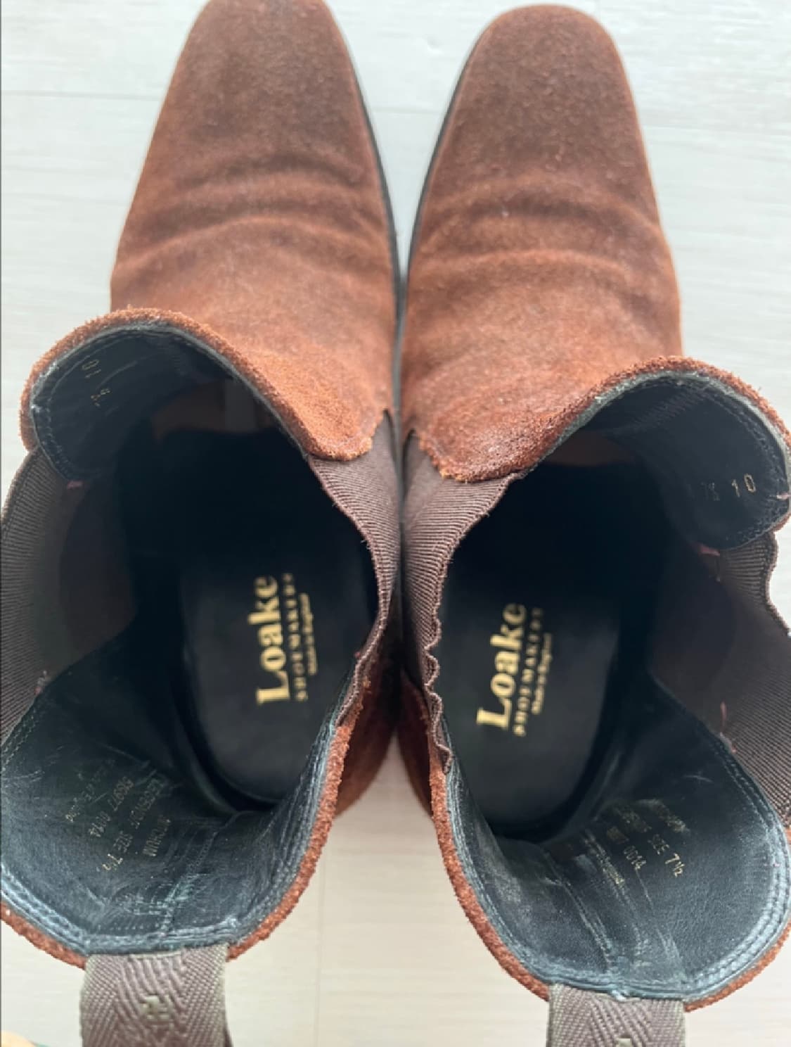 로크 / 스웨이드 첼시 부츠 / 브라운 / 사이즈 7.5 상품이미지5