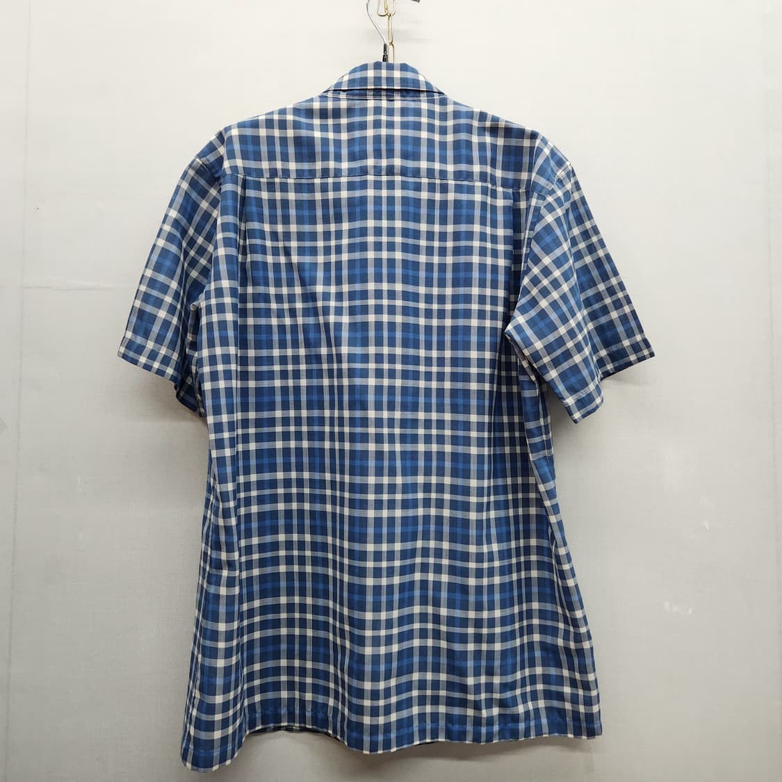 닥스 원포켓 로고 체크패턴 반팔셔츠 105(L) 상품이미지4