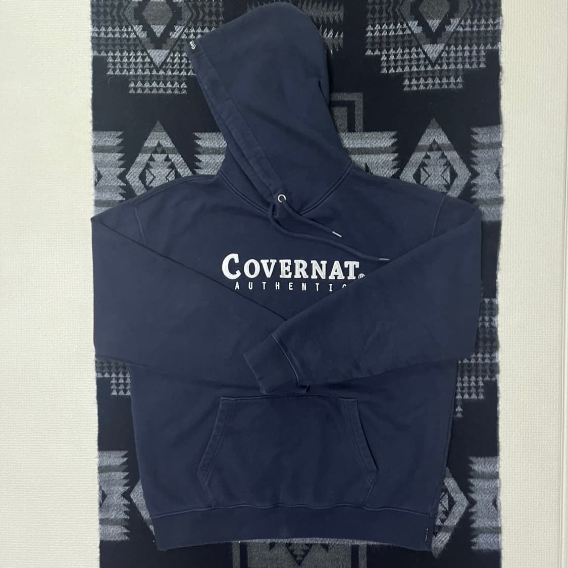 커버낫 네이비 쭈리 후디 남성M 상품이미지2