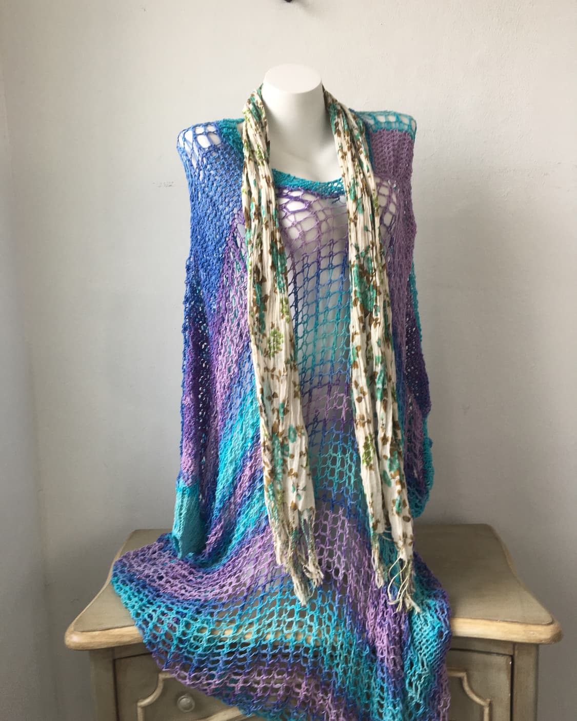  flower pattern scarf 상품이미지7