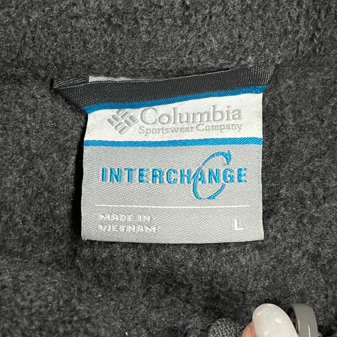 [정품/L] 컬럼비아 블랙 플리스 집업 자켓 b16 상품이미지5