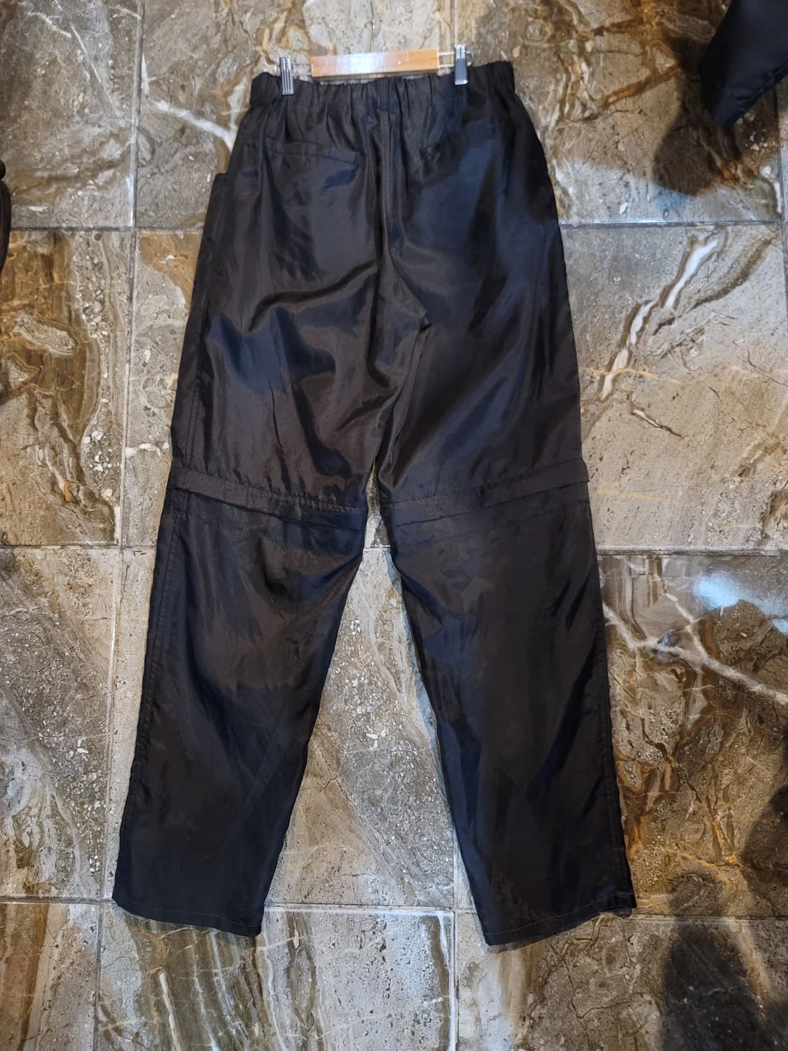 90's~ og bape 레어 블랙 윈드브레이커 셋업 (2way) 상품이미지7