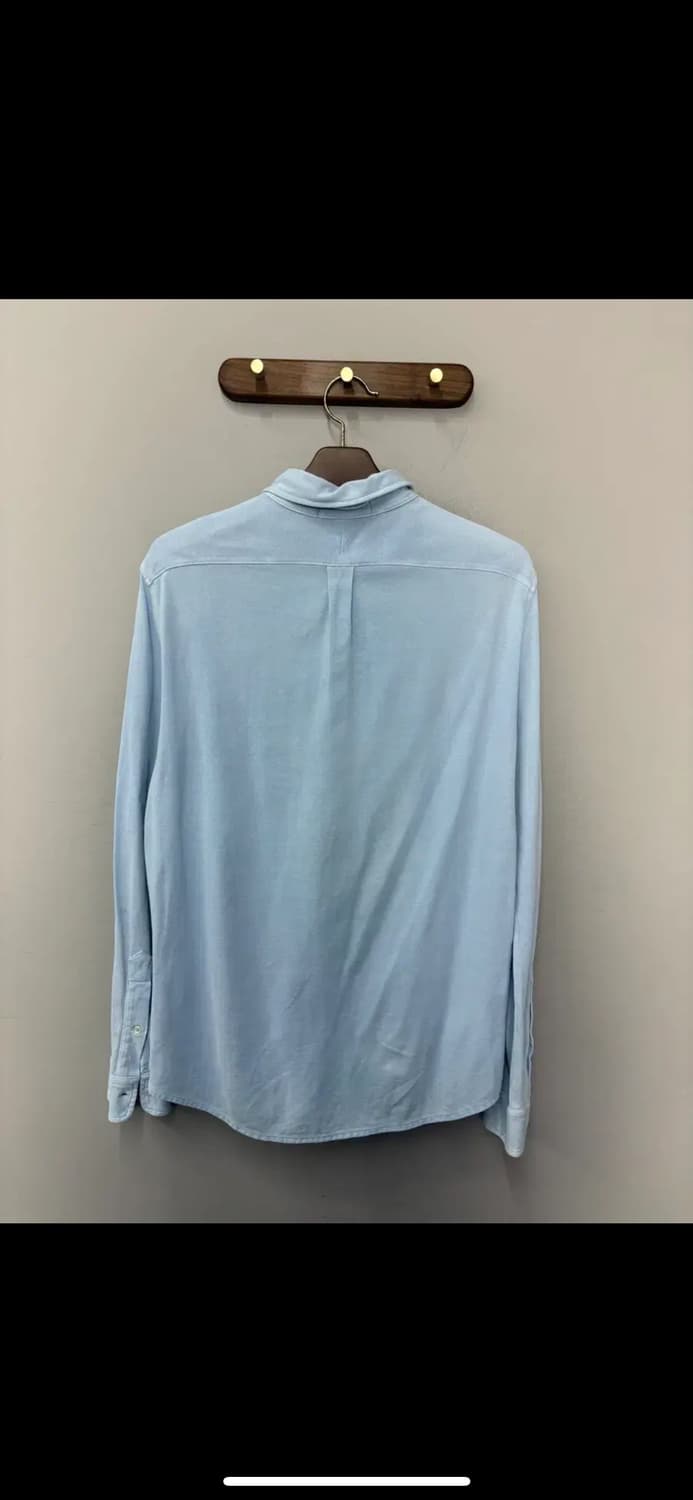 폴로랄프로렌 포니로고 메쉬 연블루 셔츠 H2740 상품이미지4