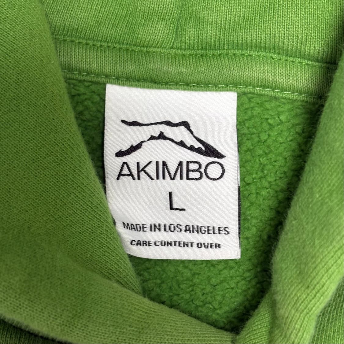 🇺🇸 아킴보 클럽 후드 시그널 그린 상품이미지5
