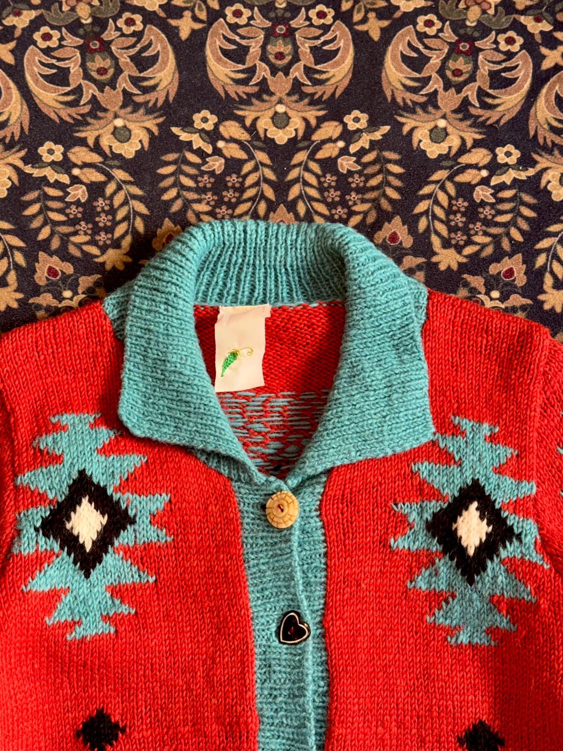 빈티지 네이티브아메리칸 나바호 울 가디건 상품이미지4