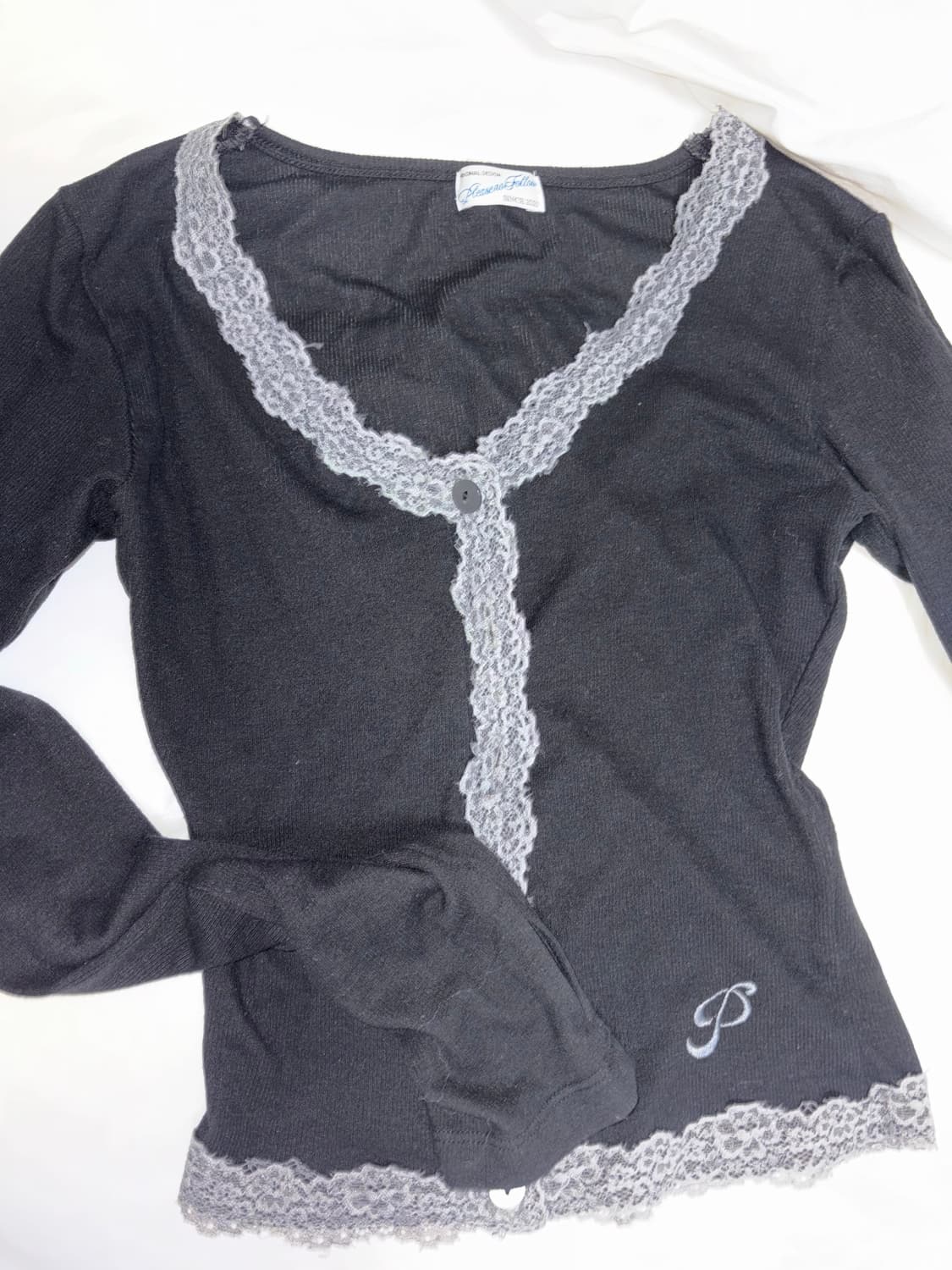 플노팔 Mila Lace Long Sleeve Top 상품이미지1
