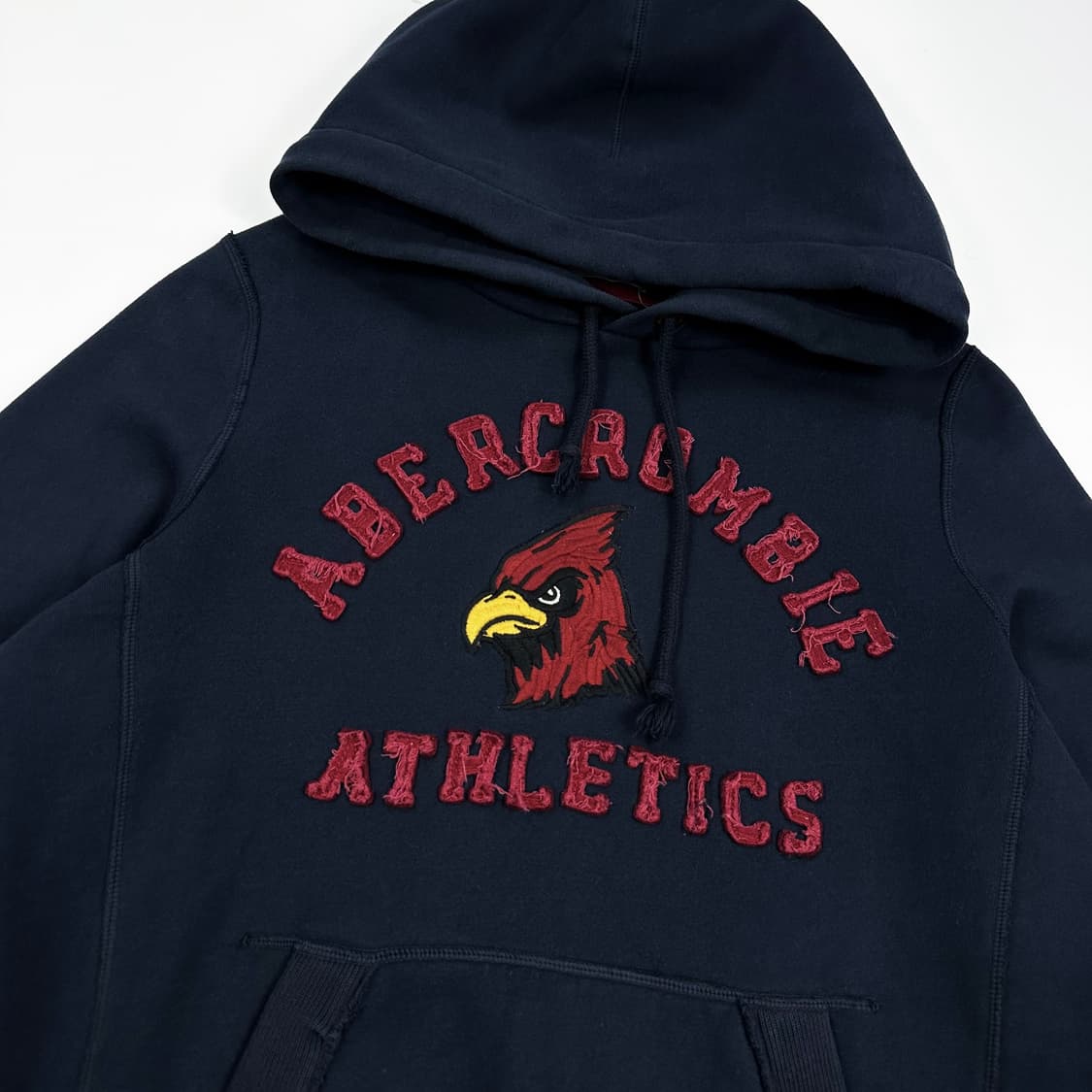 아베크롬비 og y2k 헤비코튼 후드티 네이비 M 상품이미지3