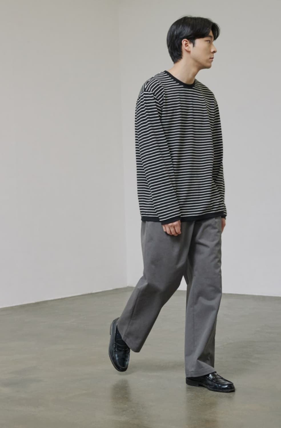 블랭크룸 스트라이프 긴팔 티셔츠 사이즈 3 상품이미지4