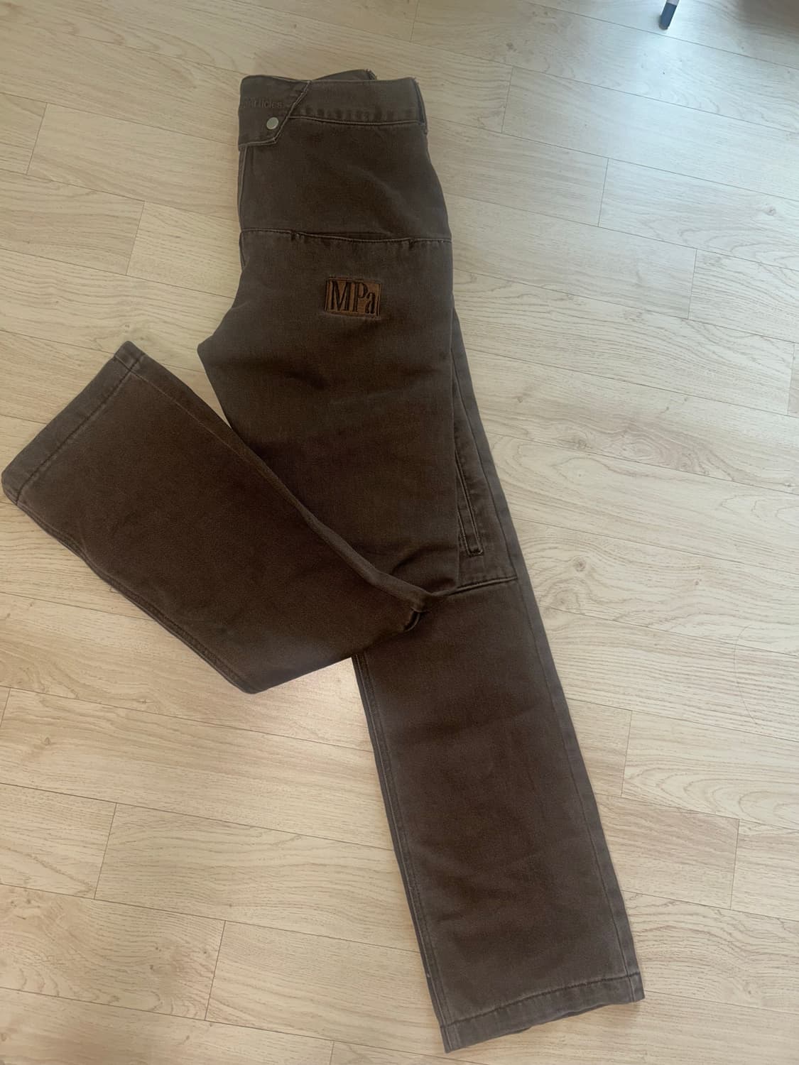 플라스틱프로덕트 리빌드 포켓 팬츠 브라운 S 상품이미지2