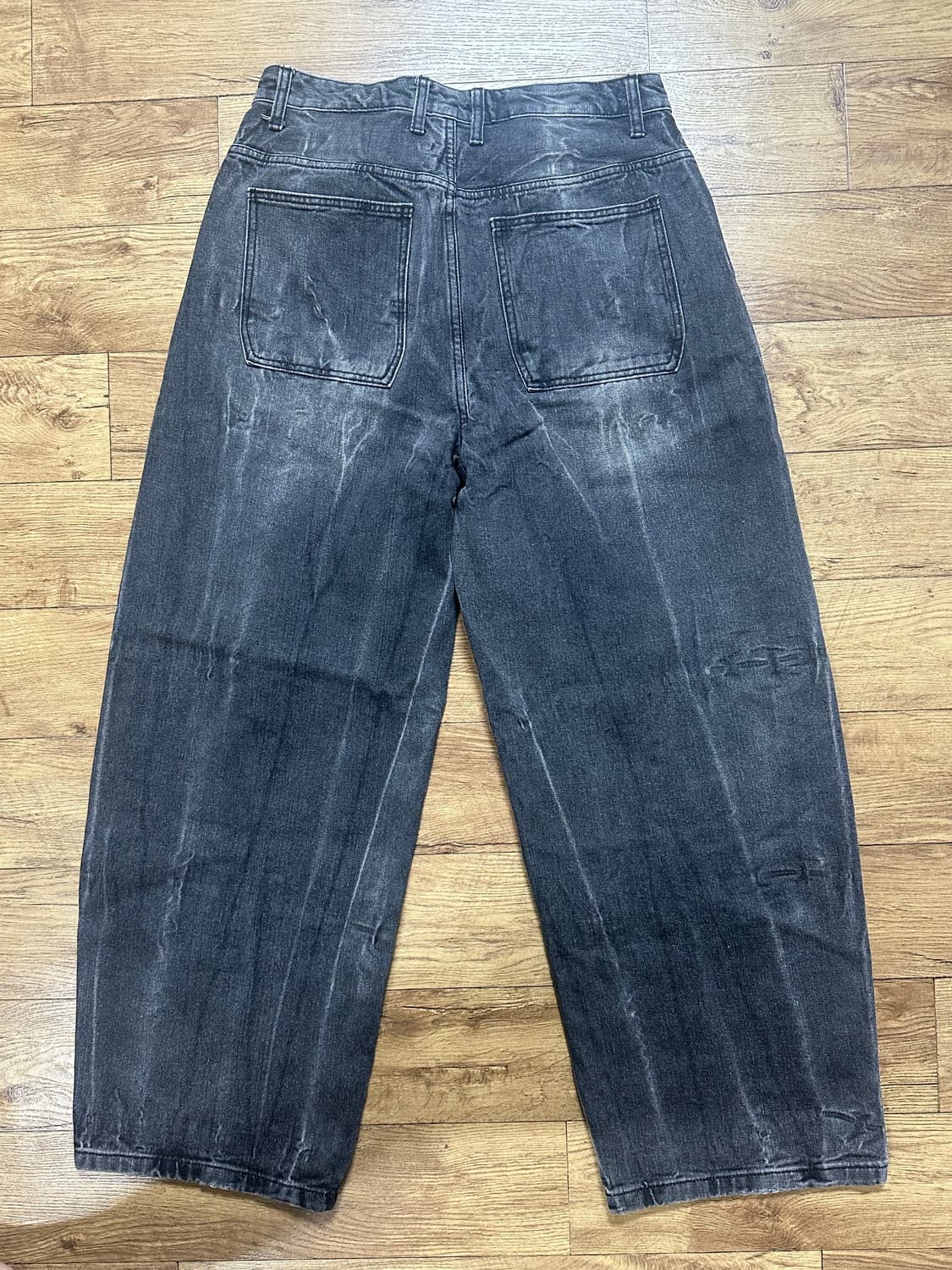 밀로아카이브 리플렉트 커브드 팬츠 [워시드 블랙] L 상품이미지3