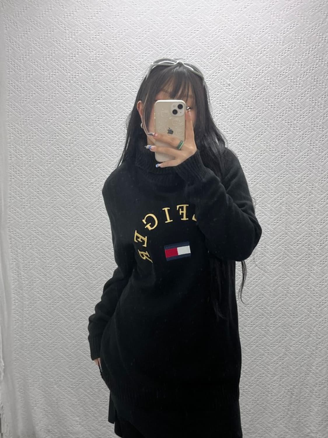 타미힐피거 빅로고 터틀넥 코튼 니트 스웨터 95 C06317 상품이미지2