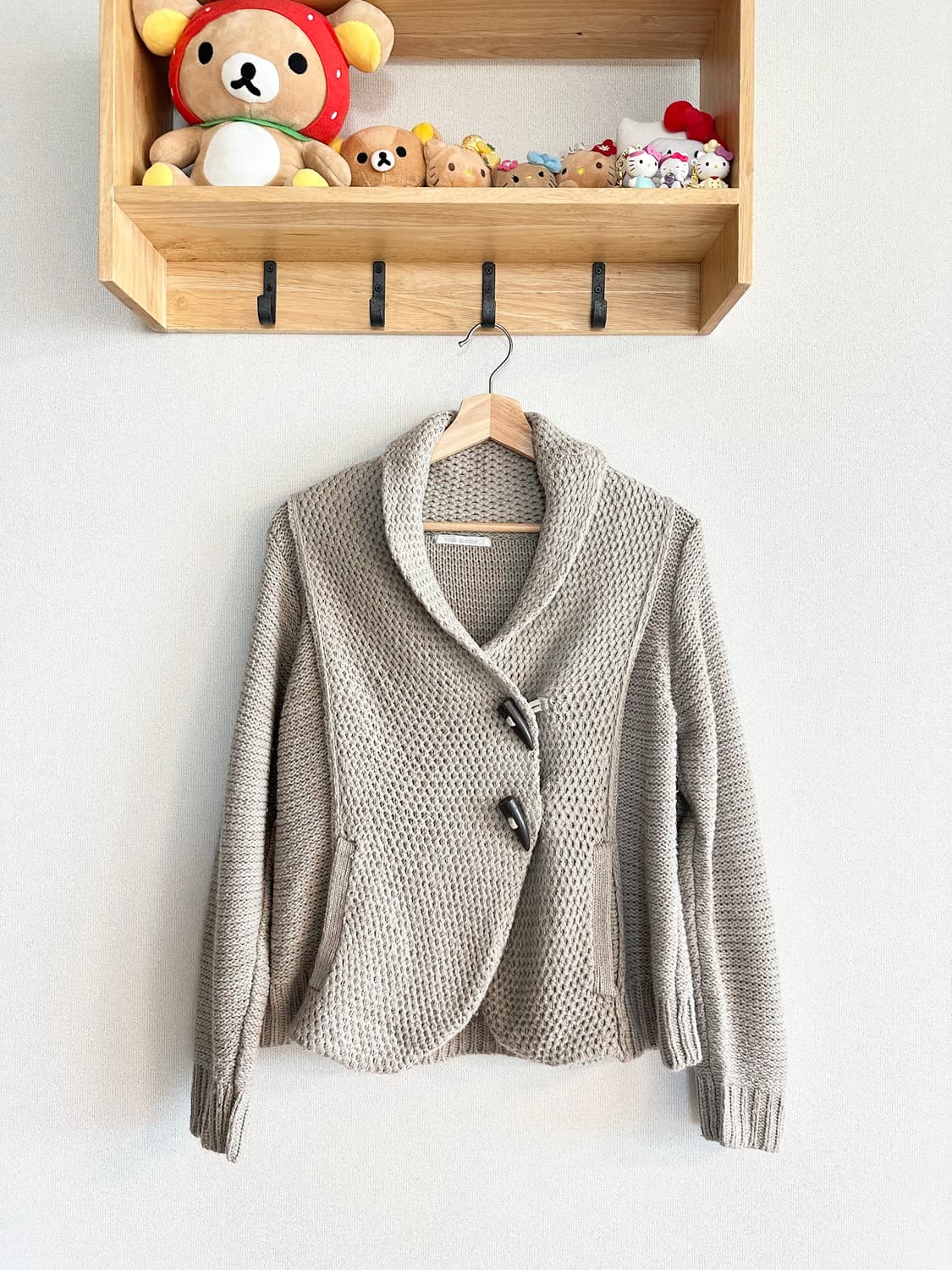 jpn 하구미 스즈코 모리걸 히피 아오이유우 니트 머플러 상품이미지6