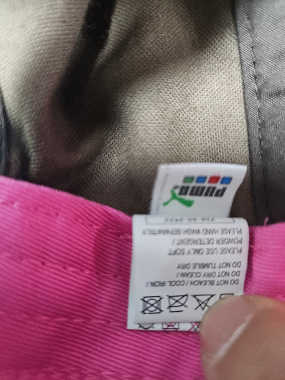 푸마 브라운 벨벳 캡모자 핑크 스팽글 상품이미지5