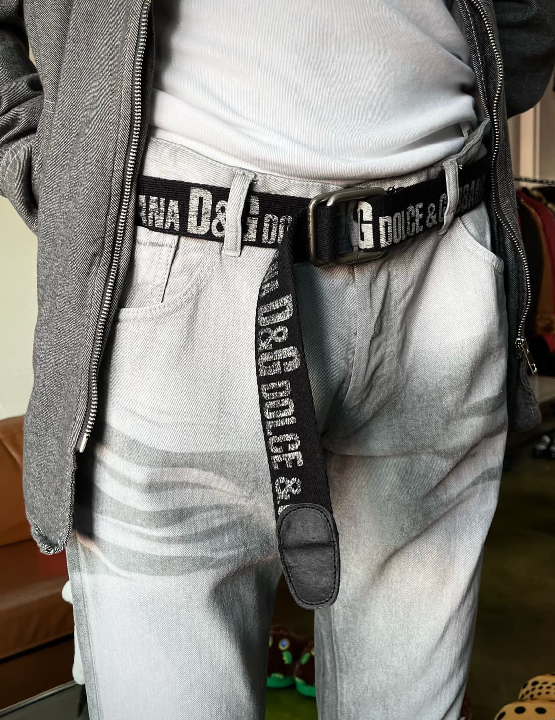 2000s Dolce&Gabbana Layered Weaving belt 상품이미지7