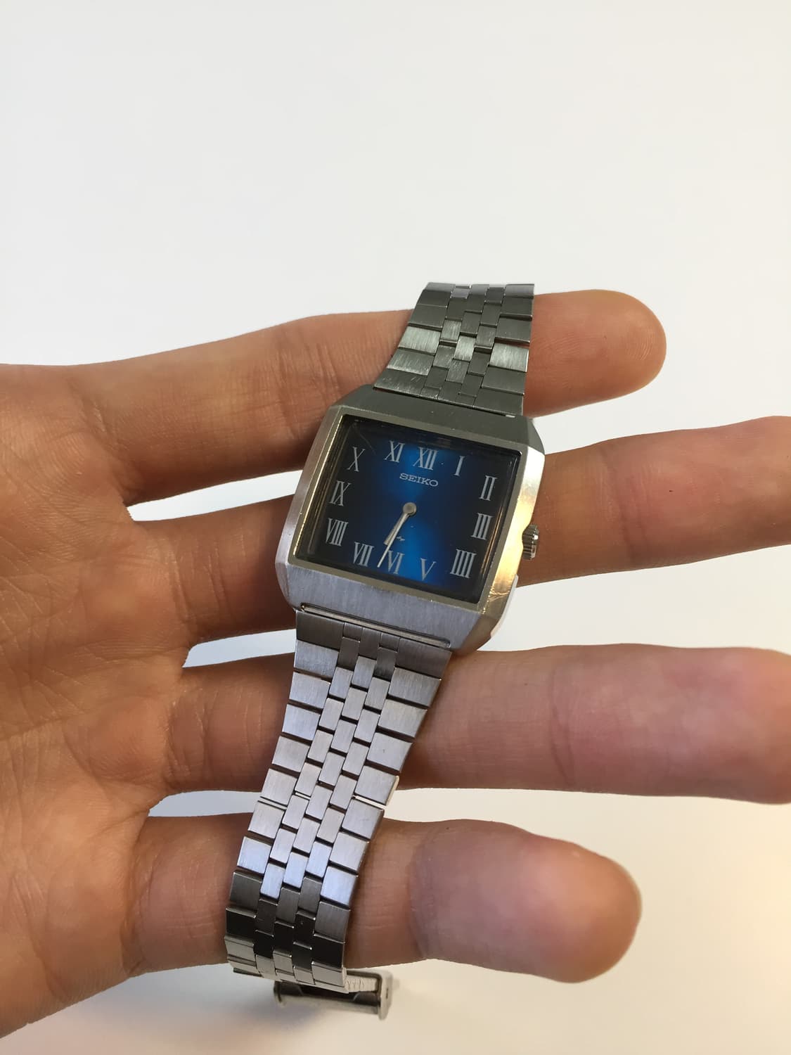 70s seiko chariot blue roman index 상품이미지2