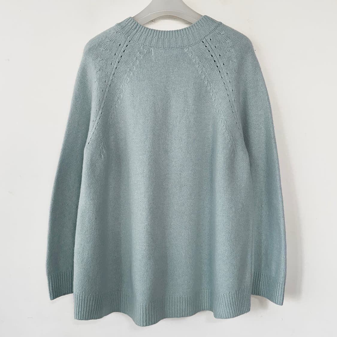 오즈세컨 울 캐시미어 니트 탑 상품이미지5