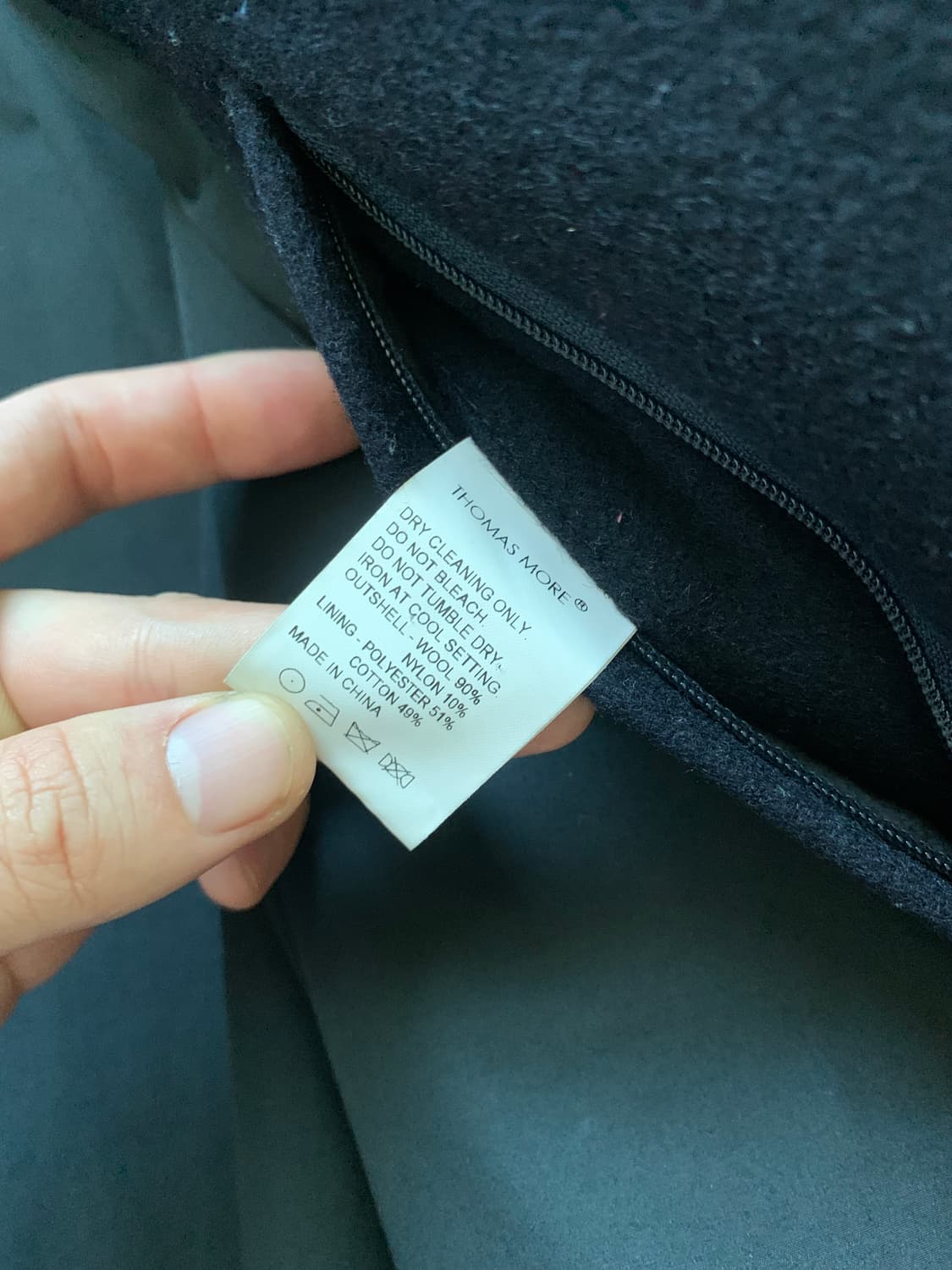 토마스모어 코트 M-네이비 상품이미지7