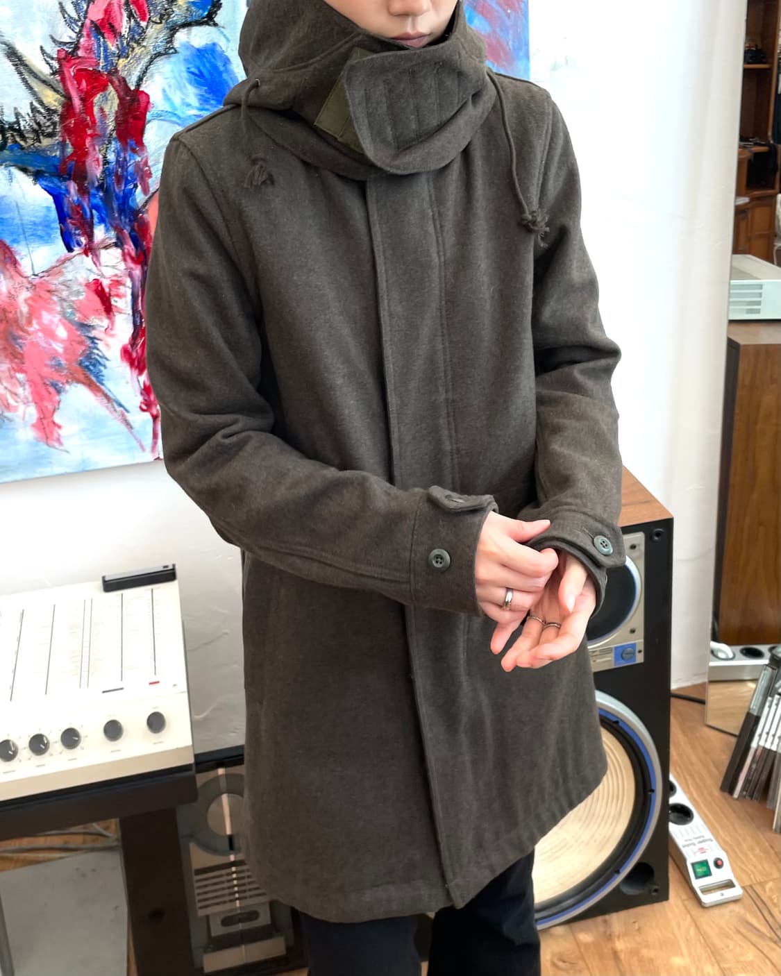 [M] 캐서린햄넷 피쉬테일 코트 상품이미지4