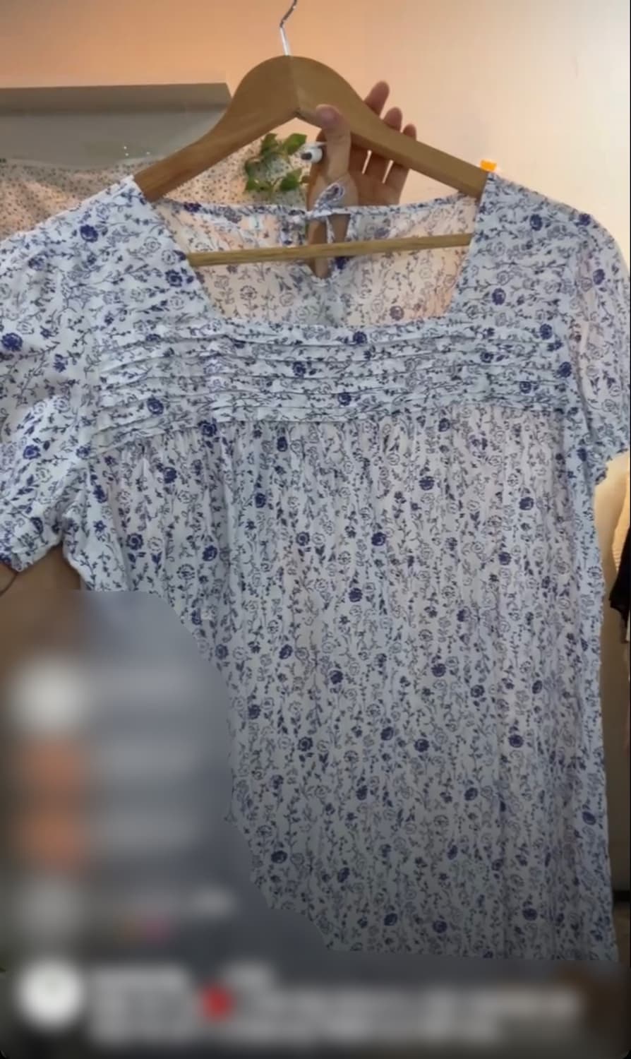 카메 빈티지 모리걸 반팔 블라우스 상품이미지7