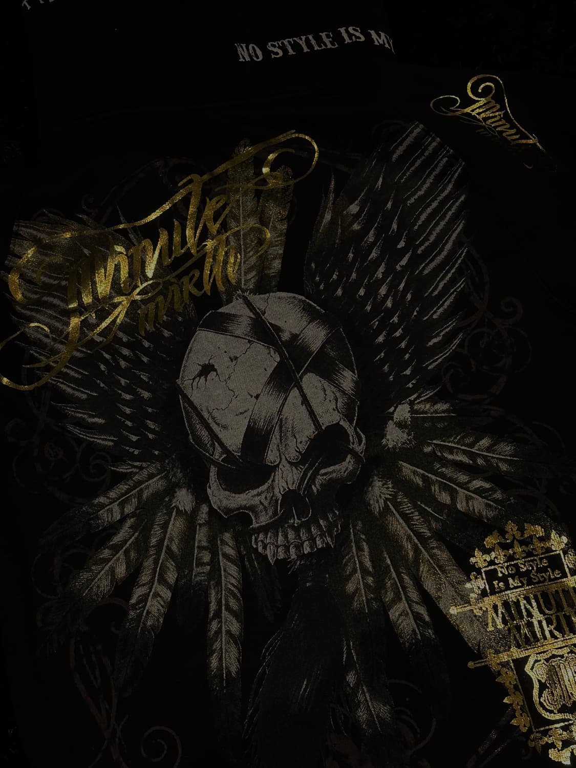 skull-printed hooded zip-up 상품이미지2