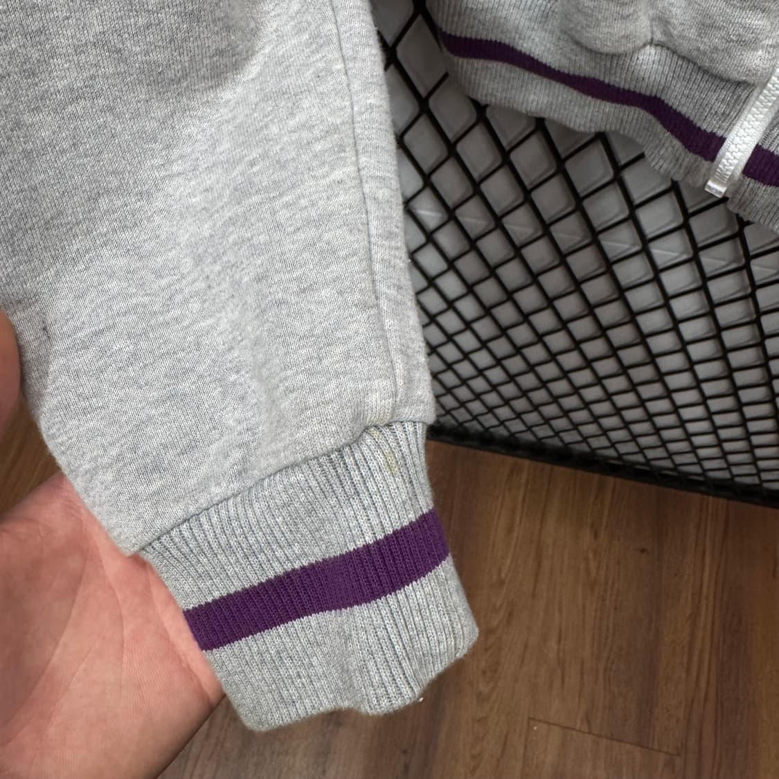 00s 돌체앤가바나 코튼 트랙 자켓 전면 로고 포인트 그레이 상품이미지10