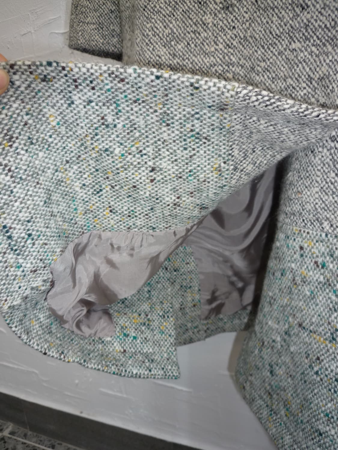 Mist grey sky wool coat 상품이미지9