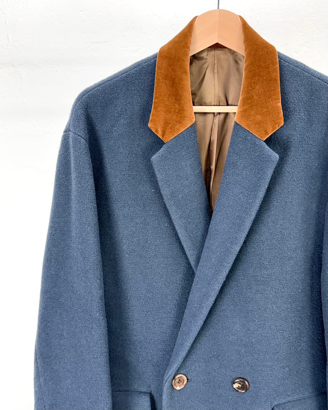 언더커버 18aw 도비 체스터 더블 울 코트 상품이미지2