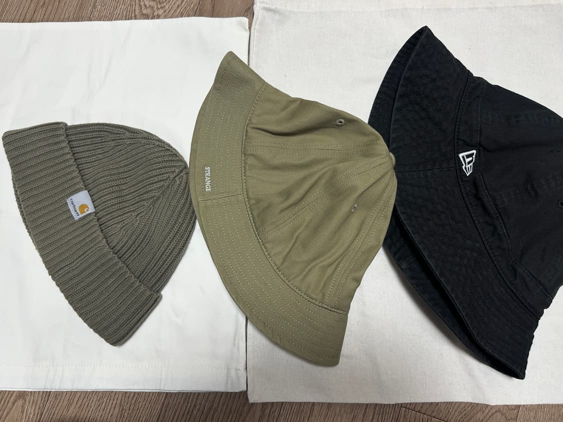 칼하트비니 + 뉴에라•TBJ 버킷햇 2개 상품이미지1