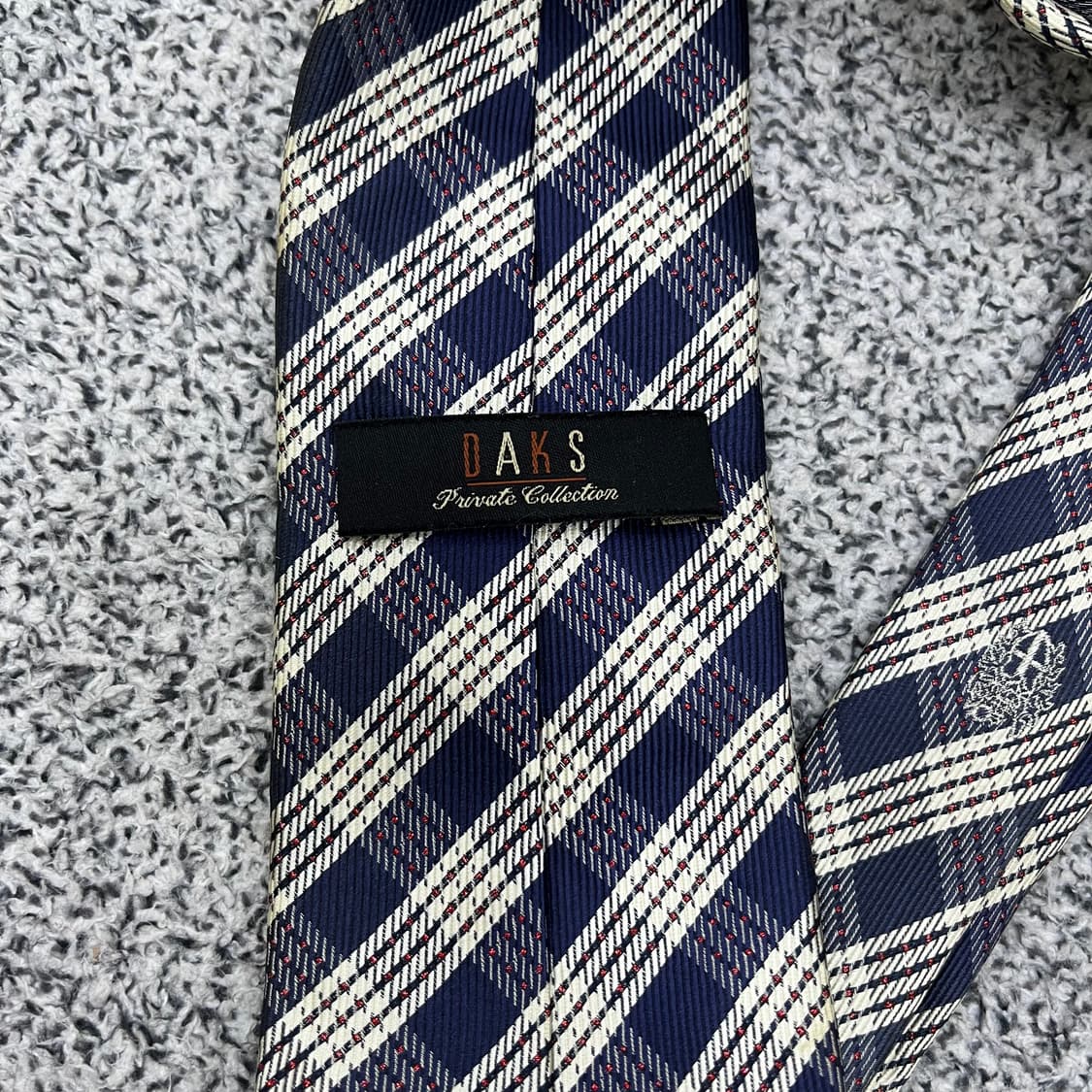 F 닥스 패턴 견 넥타이 0320M 상품이미지3