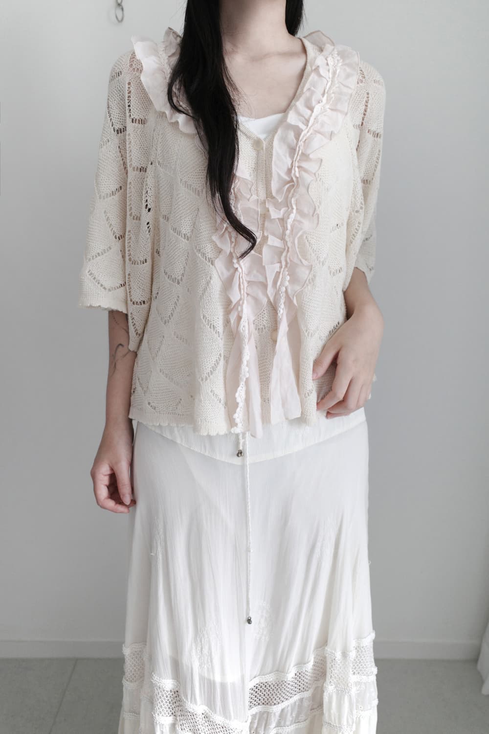frill knit cardigun 상품이미지6