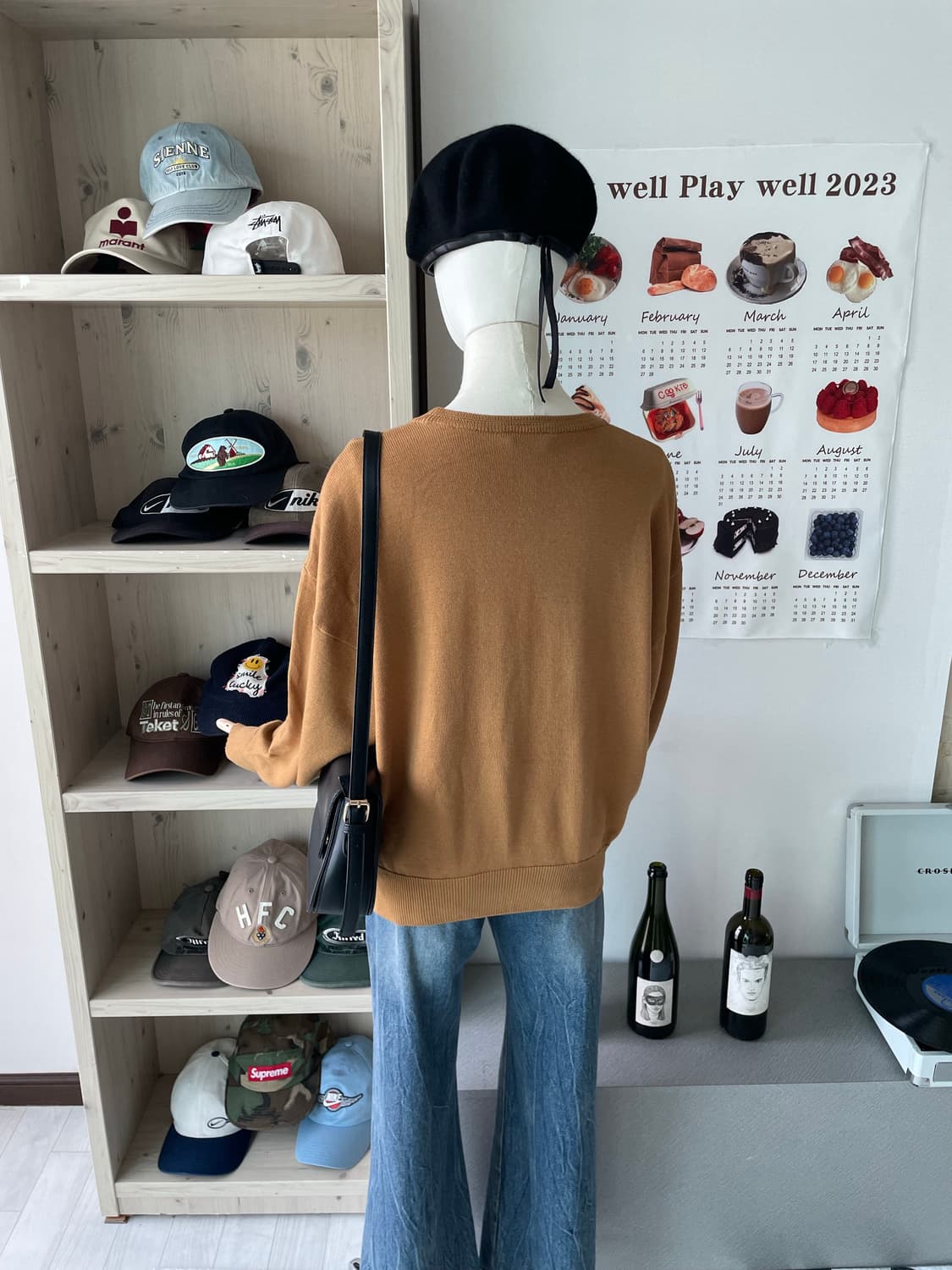 디올 빅로고 카멜 니트 상품이미지5